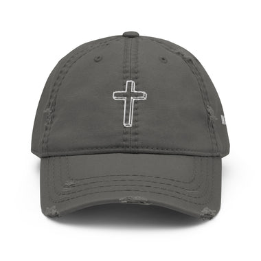 Cross Distressed Hat